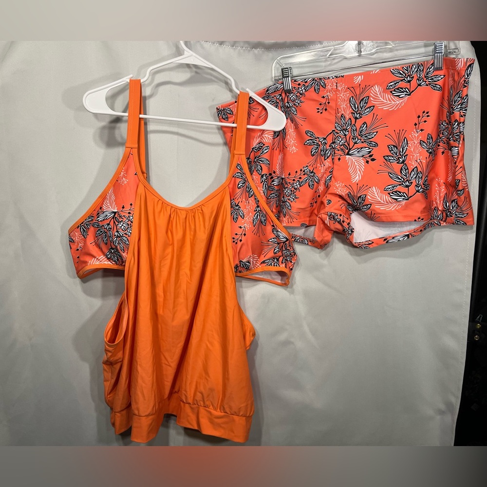 NWOT 2 Piece Swimsuit Plus Size 3x